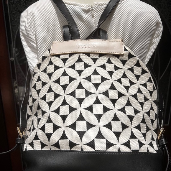 Spartina black and white backpack main image 6
